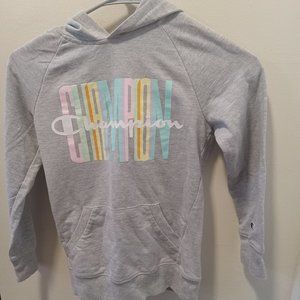 Girl gray sweatshirt